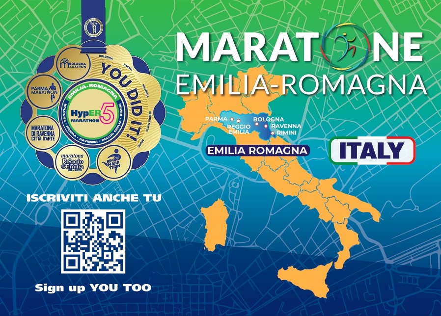 IMG_6323.JPG Medaglione HypER 5 con i simboli delle cinque maratone dell'Emilia-Romagna